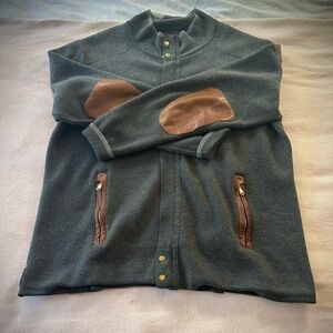 Unbranded Merino Wool Men’s Cardigan, L